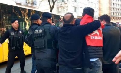 1 Mayıs’ta Taksim’e yürümek isteyenlerle polis arasında arbede yaşandı!.