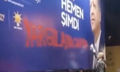 TİP’li Ahmet Şık, Cumhurbaşkanı Erdoğan’ın fotoğrafının bulunduğu bilboardlara “Yargılanacaksınız” yazdı!.