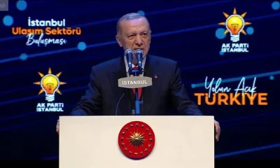 Cumhurbaşkanı Erdoğan, İstanbul Ulaşım Sektörü Buluşması’nda konuşuyor!. (canlı yayın)