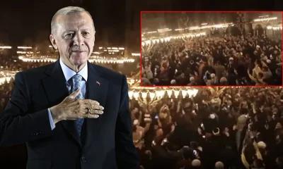 Cumhurbaşkanı Erdoğan’ın zaferi Ayasofya’da tekbirlerle kutlandı!. (video haber)