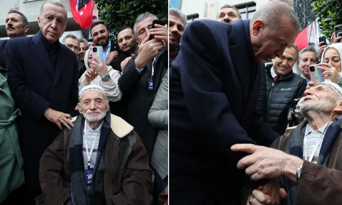 Cumhurbaşkanı Erdoğan, Hüseyin Amca ile bir araya geldi!.