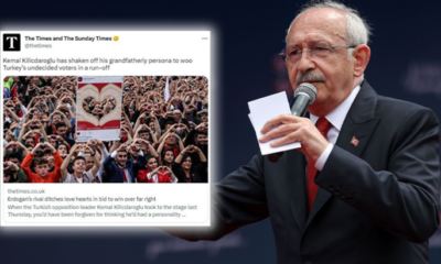 The Times: “Erdoğan’ın gerisinde kalan Kılıçdaroğlu, katı bir milliyetçiye dönüştü!.”