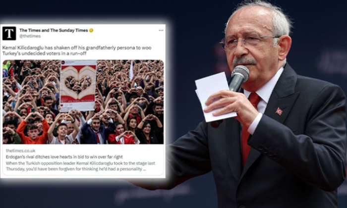 The Times: “Erdoğan’ın gerisinde kalan Kılıçdaroğlu, katı bir milliyetçiye dönüştü!.”