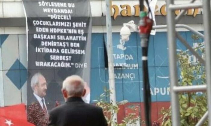 Düzce’de Kılıçdaroğlu’na Selahattin Demirtaş tepkisi..