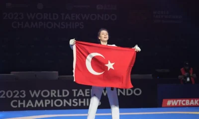 Merve Dinçel, Dünya Tekvando Şampiyonası’nda altın madalya kazandı!.
