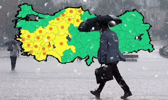 Meteoroloji’den 20 ile sarı kodlu uyarı! Kuvvetli yağışlar geliyor!.