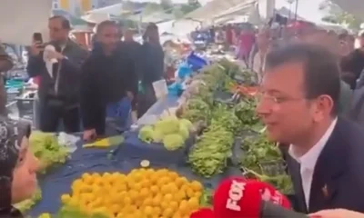 İmamoğlu pazar ziyaretinde neye uğradığını şaşırdı! “Sonunda sizi İstanbul’da görebildik!.” (video haber)