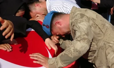 Şırnak şehitlerine acı veda..