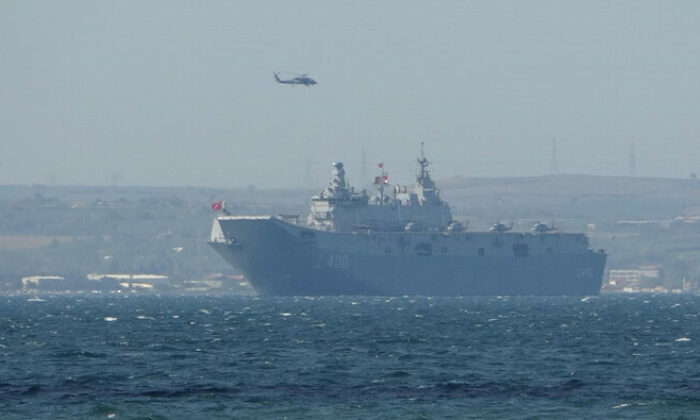 TCG Anadolu İzmir’e doğru yola çıktı!.