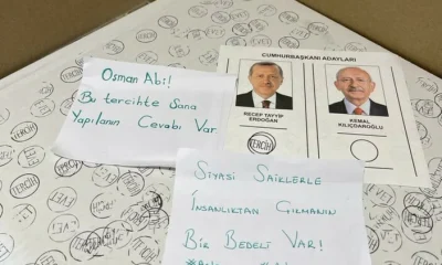 Zarfın içine atılan notlar oyları geçersiz sayıyor!.
