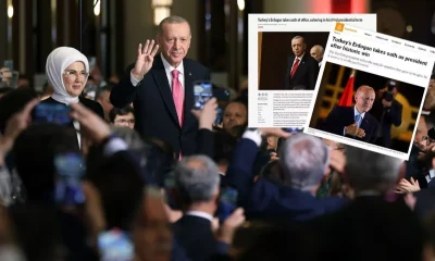 Cumhurbaşkanı Erdoğan’ın yemin töreni dünya gündeminde..