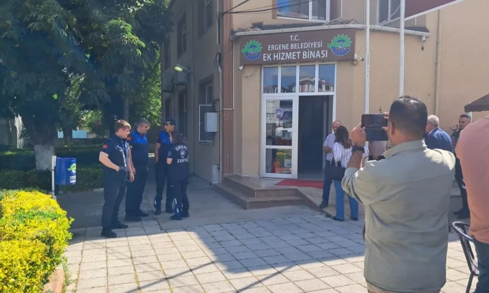 Ergene Belediyesine rüşvet operasyonu! 20 gözaltı..
