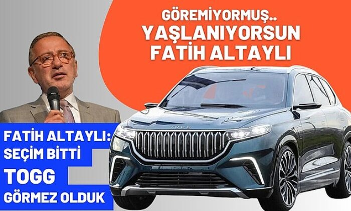 Fatih Altaylı, yerli otomobil TOGG’u hedef aldı!.