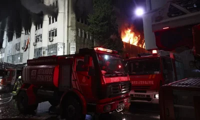 İkitelli Organize Sanayi Bölgesi’nde fabrika yangını..