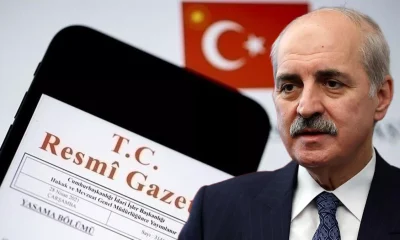 Numan Kurtulmuş’un Meclis Başkanı seçilmesi hakkındaki karar Resmi Gazete’de..