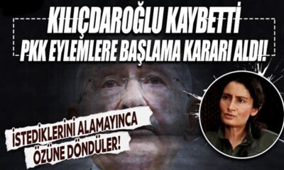 Kılıçdaroğlu kaybetti, terör örgütü PKK eylemlere başlama kararı aldı!.