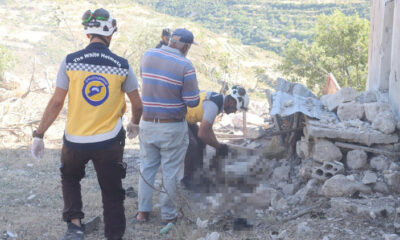 Rus uçakları Lazkiye’ye saldırdı! 2 ölü..