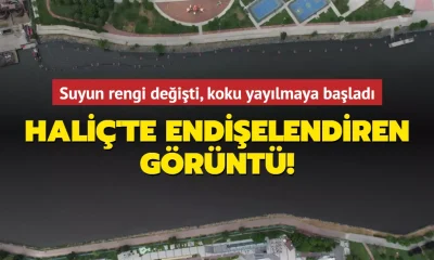 Haliç kokmaya başladı! İstanbullular koku ve renk değişiminden rahatsız..