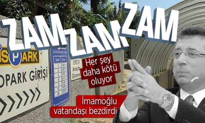 İstanbul’da İSPARK ücretlerine zam..