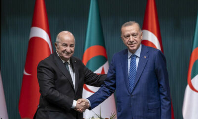 Cumhurbaşkanı Erdoğan, Cezayir Cumhurbaşkanı Tebbun’u kabul etti!.