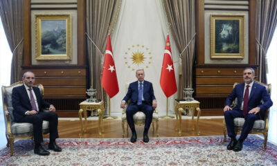 Cumhurbaşkanı Erdoğan, Ürdünlü yetkilileri ve Hakan Fidan’ı kabul etti!.