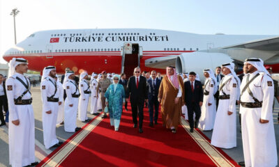 Cumhurbaşkanı Erdoğan Katar’da..