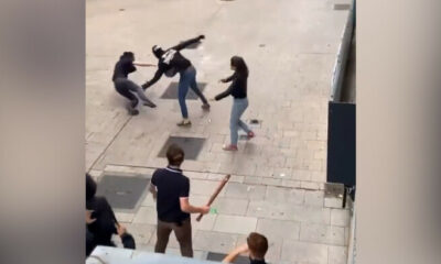 Fransa’da Macron taraftarları protestocuları linç ediyor!.