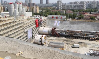 Halkalı-Kapıkule Hızlı Tren Projesi’nin üçüncü fazında tünel açma çalışmaları..