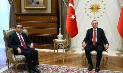 Cumhurbaşkanı Erdoğan, Çin Dışişleri Bakanı Wang Yi ile görüştü!.