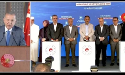 Cumhurbaşkanı Erdoğan, Kahramanmaraş Kentsel Dönüşüm Temel Atma Töreni’nde konuştu!.