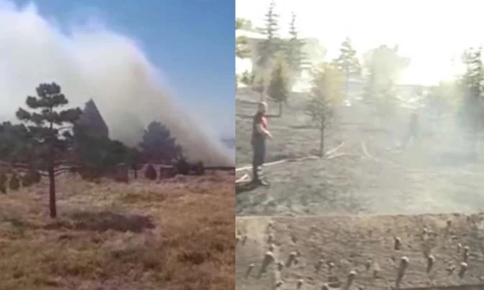 Nevşehir’de Hacı Bektaş Veli Dergahı’nda yangın..