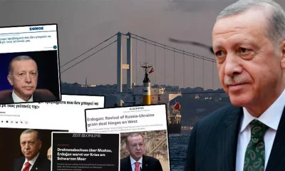 Cumhurbaşkanı Erdoğan’ın tahıl koridoru açıklaması dünya basınında! “Batı sözünü tutmalı..”