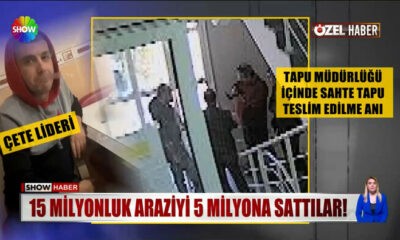 Ankara’da 15 milyonluk hazine arazisini 5 milyona satan çete çökertildi!.