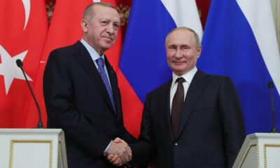 Cumhurbaşkanı Erdoğan Vladimir Putin’le görüştü!.