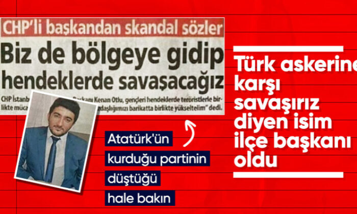 “TÜRK ASKERİNE KARŞI SAVAŞIRIZ” diyen hain CHP’de başkan oldu!.