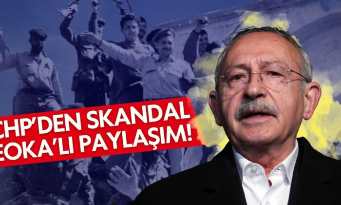 CHP’den EOKA’lı teröristler paylaşımına skandal savunma!.
