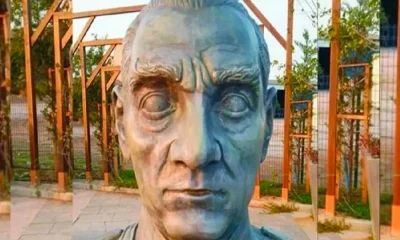 Atatürk’e benzemeyen Atatürk heykeli tepkiler nedeni ile kaldırıldı!.