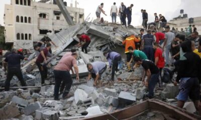 İsrail  bombardımanı sonrası yüzlerce Gazze’li enkaz altında kaldı!.