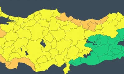 64 il için Turuncu Alarm!. Meteoroloji’den kar ve fırtına uyarısı!.