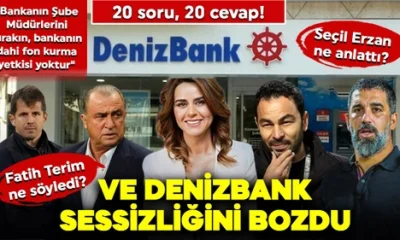Ve Denizbank sessizliğini bozdu!.