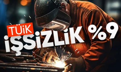 İşsizlik rakamları yüzde 9 olarak açıklandı..