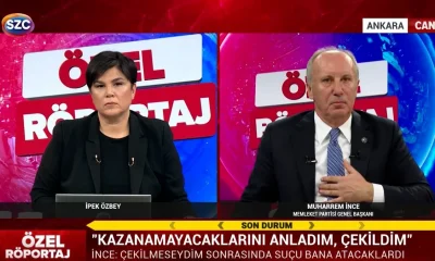 İnce’den CHP’ye zehir zemberek sözler: KAFALARI ÇALIŞSAYDI ADAYLIĞIMI DESTEKLERLERDİ!.