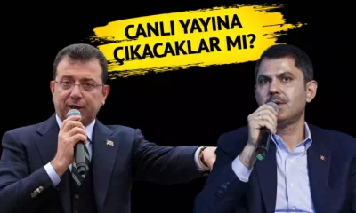 Murat Kurum ve Ekrem İmamoğlu canlı yayına çıkacaklar mı?.