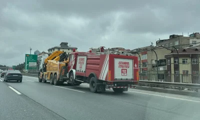 İstanbul dökülüyor!. Otobüslerden sonra şimdi de itfaiyeler yolda kalmaya başladı!.