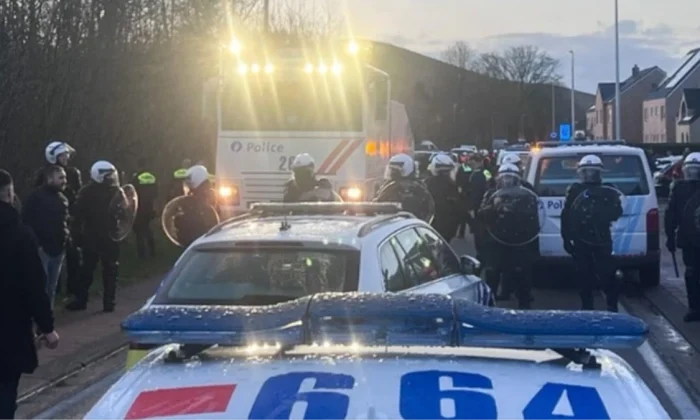 Belçika’da Türkler ile PKK’lı itler arasında arbede!.