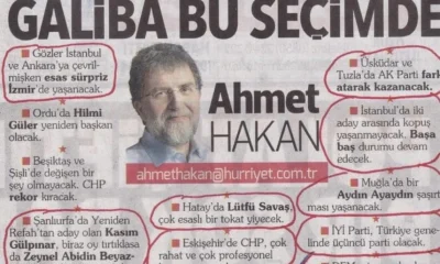 Ahmet Hakan’ın fos çıkan yazısı alay konusu oldu!.