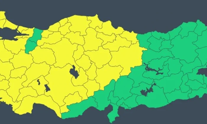 Meteoroloji’den 45 il için Sarı Kodlu uyarı geldi!.