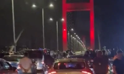15 Temmuz Şehitler Köprüsü trafiğe kapatıldı..