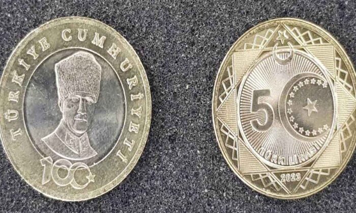 Madeni 5 TL’nin piyasaya çıkması Resmi Gazete’de..