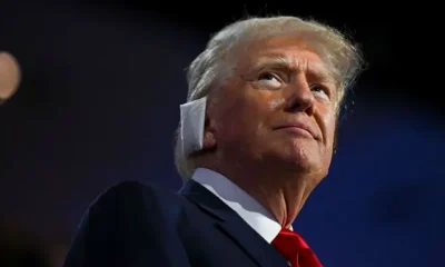Donalt Trump silahlı suiakst sonrası ilk kez halkın karşısına çıktı..